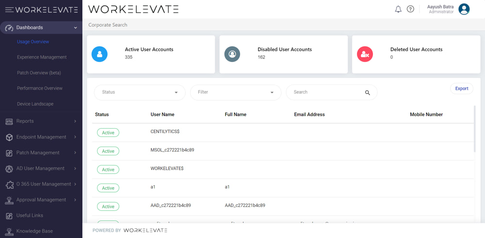 Adoption Dashboard